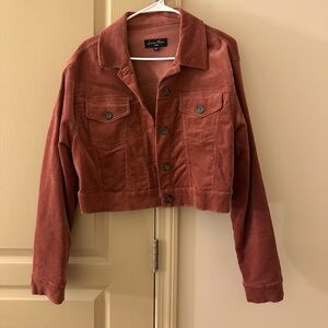 Pink corduroy jacket